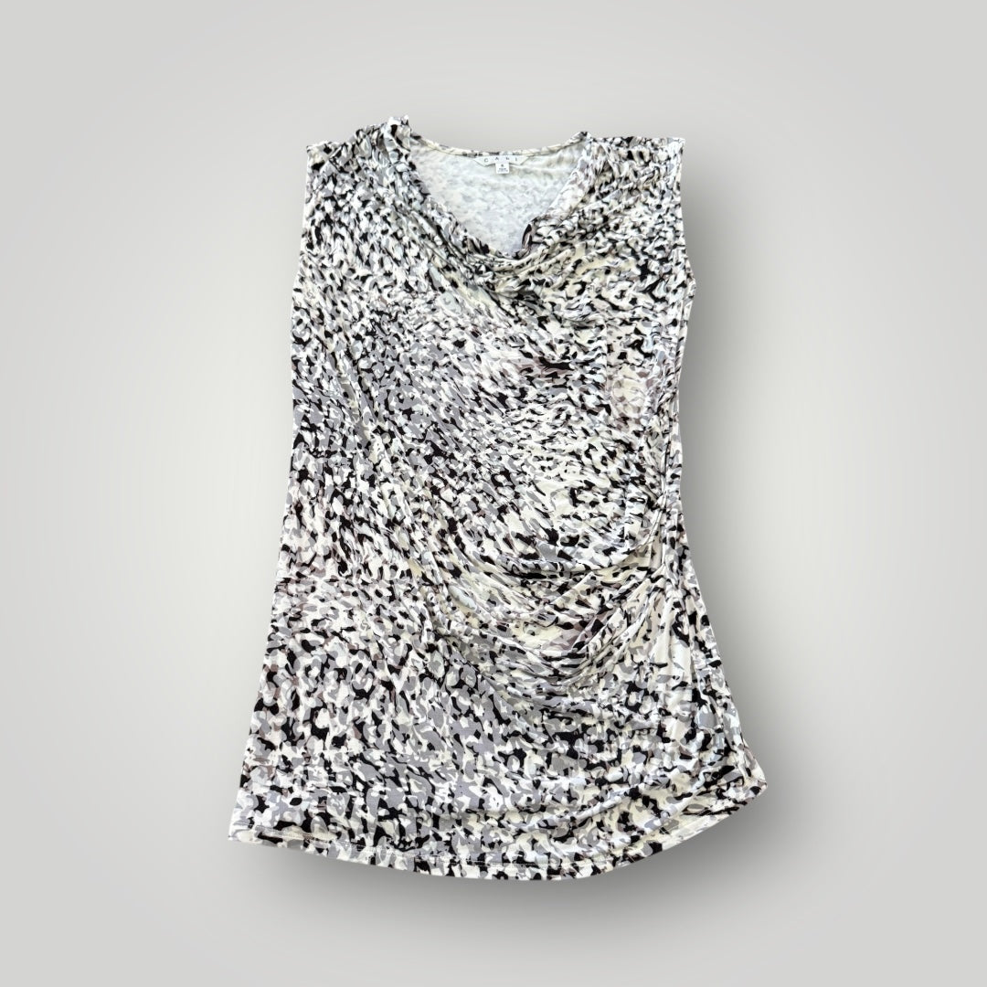 Cabi Abstract Sleeveless Blouse Size Small